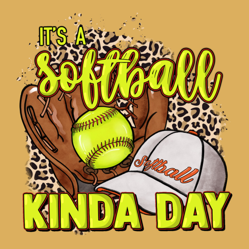 It's A Softball Kinda Day Leopard Premium Hoodie by HowdyJamesFarm | Teevron