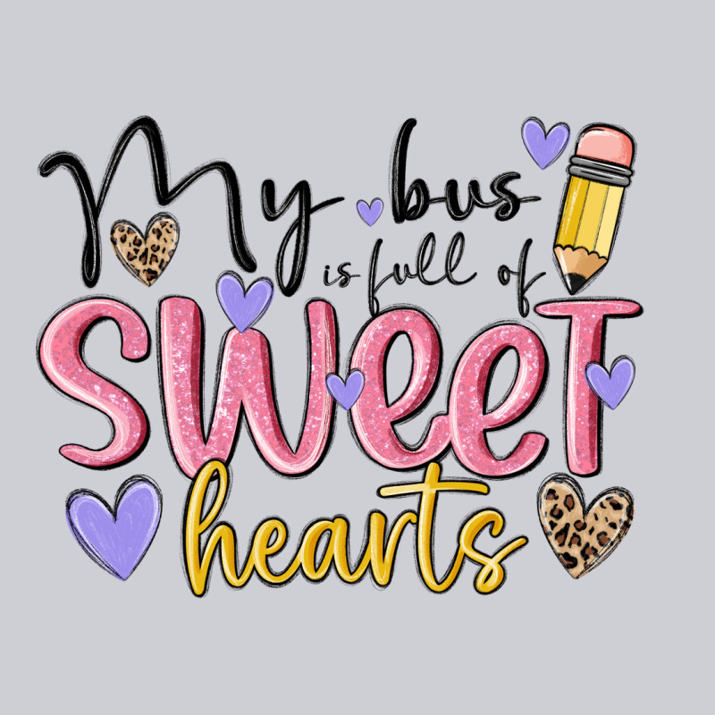My Bus Full Of Sweet Hearts Heavyweight Sweatshirt by MaliasSmallBusiness | Teevron