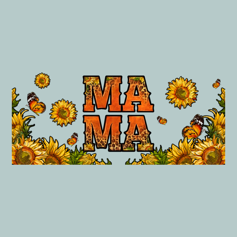 Sunflowers And Butterflies Mama 16oz Libbey Cup Heavy Core Tee by HRA Design Shop | Teevron