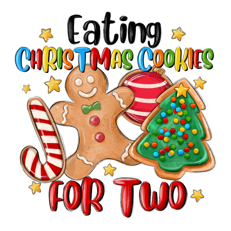 Eating Christmas Cookies For Two Long Sleeve Tee by MaliasSmallBusiness | Teevron
