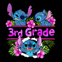 Preview Flower Stitch 3rd Grade Premium Tee | Teevron