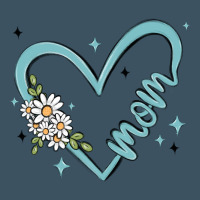 Mom With Heart And Flowers Urban Heavy Tee | Teevron