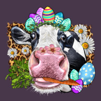 Happy Easter Cow With Eggs Easter Day Heavyweight Hoodie | Teevron