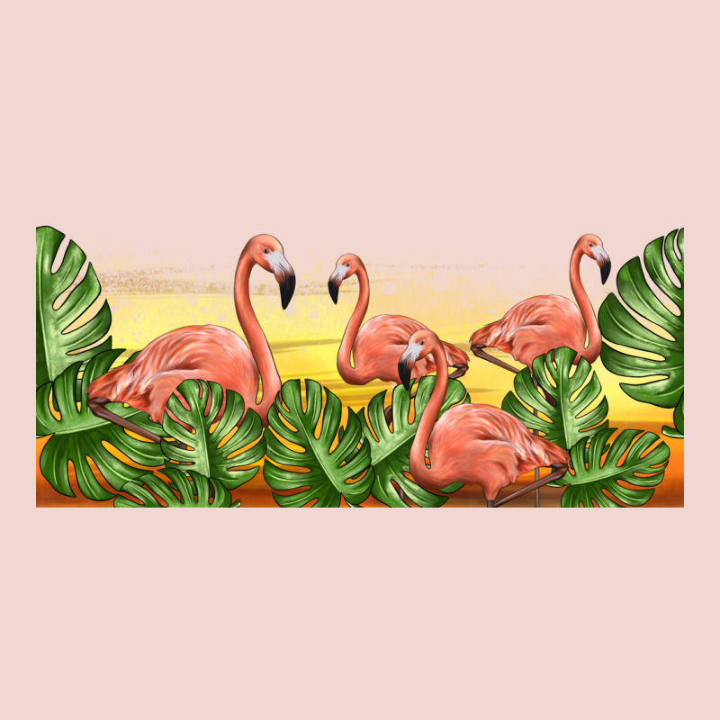 Flamingos With Sunset Premium Sweatshirt by TumblerDesignByShophia | Teevron