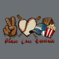 Peace Love Baseball Premium Hoodie | Teevron
