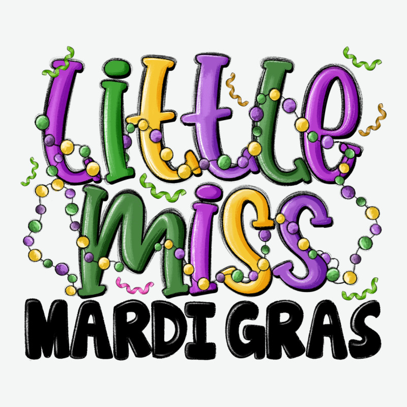 Little Miss Mardi Gras Urban Heavy Tee by MaliasSmallBusiness | Teevron