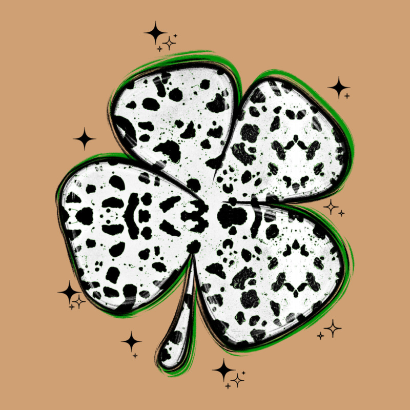 Four Leaf Clover Dalmatian Print Grunge Vintage Tee by MaliasSmallBusiness | Teevron