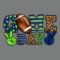 Game Day Green And Blue Team Color Premium Hoodie | Teevron