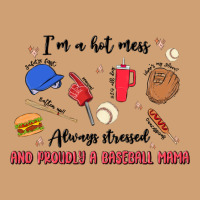 I'm A Hot Mess,always Stressed,and Proudly A Baseb Vintage Tee | Teevron