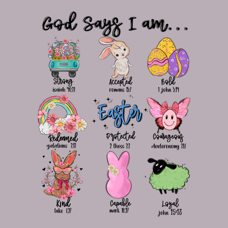 Gos Says ı Am Easter Vintage Tee by MaliasSmallBusiness | Teevron