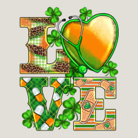 St.patricks Nurse Love Heart Stethoscope Heavy Core Tee | Teevron