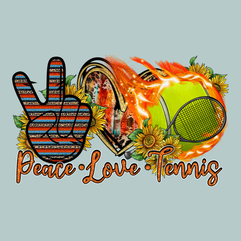 Peace Love Tennis Heavy Core Tee by RacoonDesign | Teevron