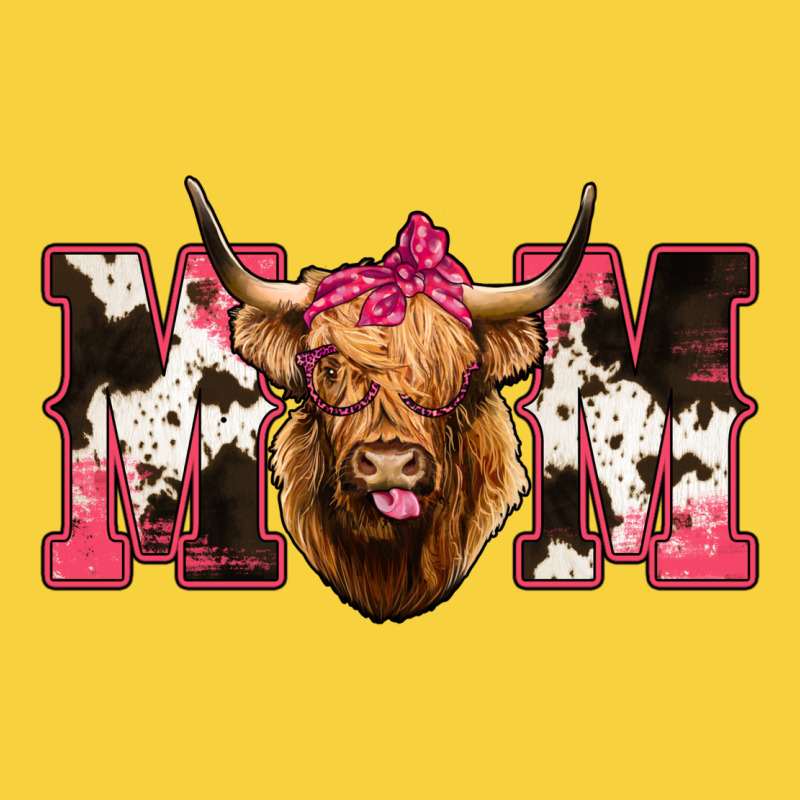 Western Highland Cow Mom Premium Sweatshirt by HowdyJamesFarm | Teevron