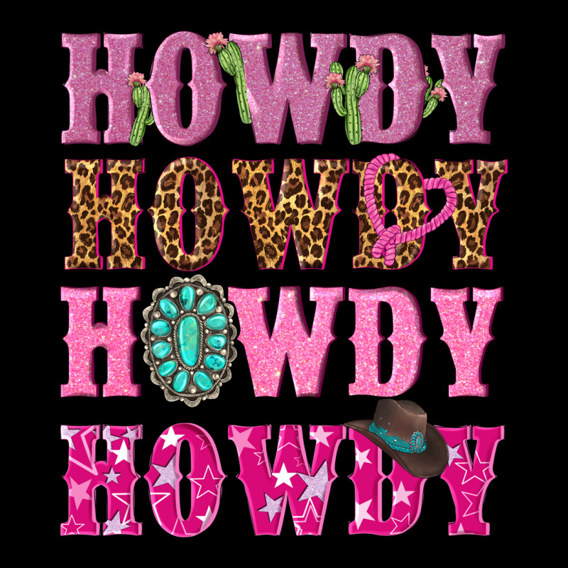Pink Howdy Howdy Howdy Heavyweight Sweatshirt by NancyCooperArtShop | Teevron