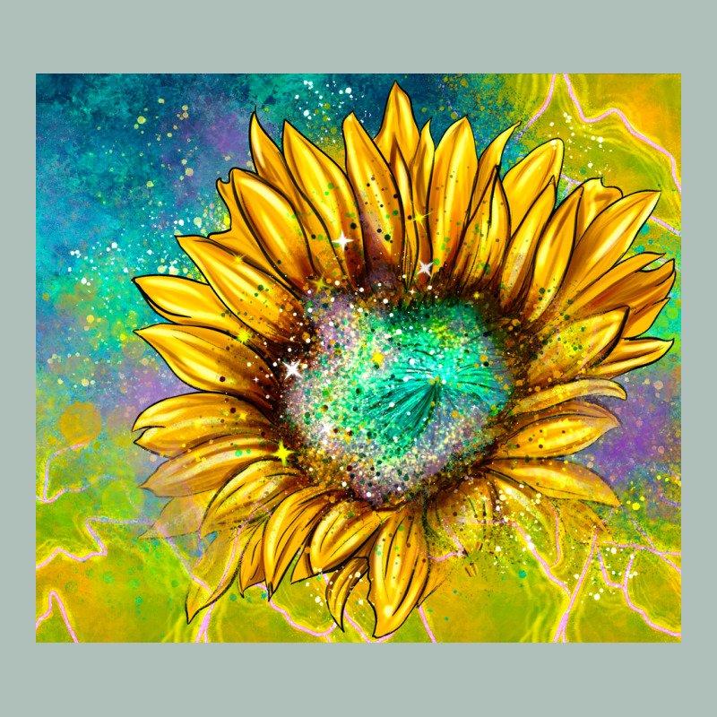 Sparkling Sunflower Heavyweight Hoodie by TumblerDesignByShophia | Teevron