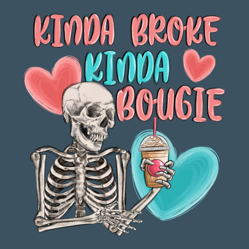 Kinda Broke Kinda Bougie Urban Heavy Tee by MaliasSmallBusiness | Teevron