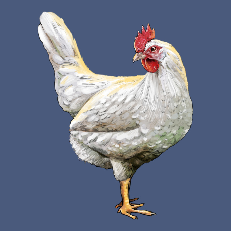 Leghorn Chicken Vintage Hoodie by LillyAllenDesigns | Teevron