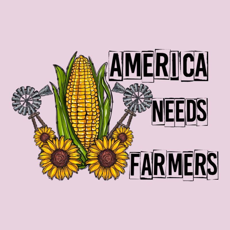 America Needs Farmers Ladies Tee by CowhideDigitalArt | Teevron