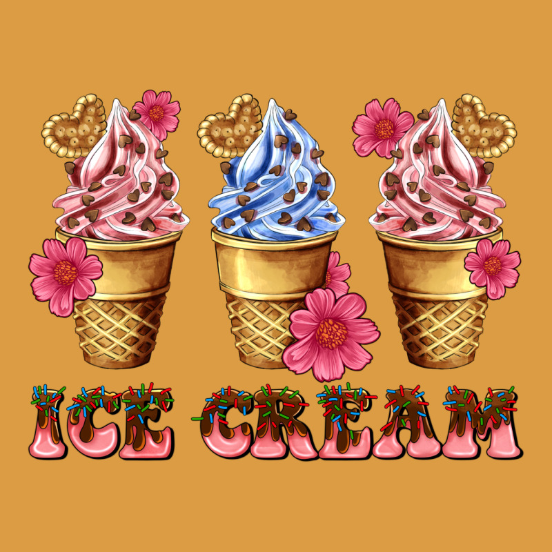 Floral Ice Cream Urban Heavy Tee by AdoDesignShop | Teevron