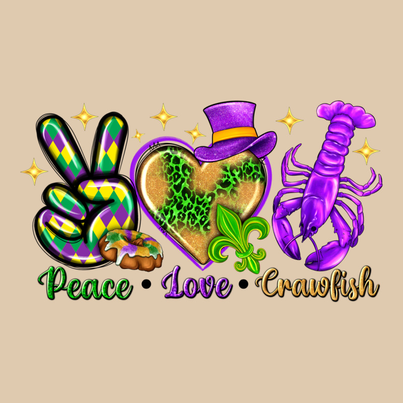 Peace Love Crawfish Heavyweight Sweatshirt by NancyCooperArtShop | Teevron