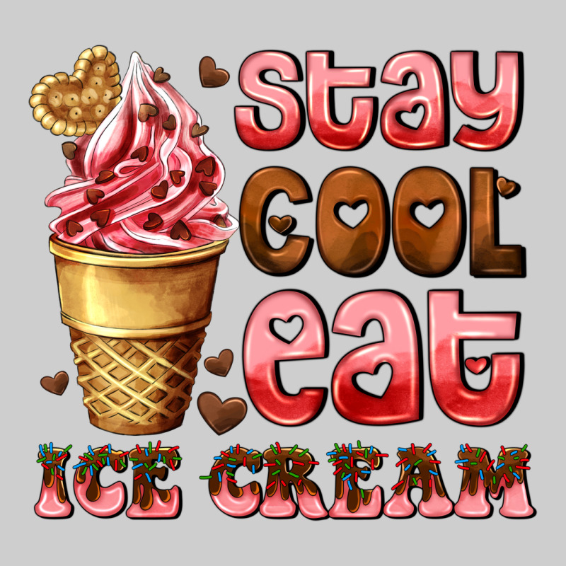 Stay Cool Eat Ice Cream Premium Tee by AdoDesignShop | Teevron