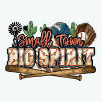 Small Town Big Spirit Baseball Premium Hoodie | Teevron