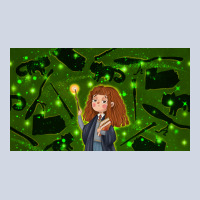 Wizard Girl And Cat Premium Sweatshirt | Teevron