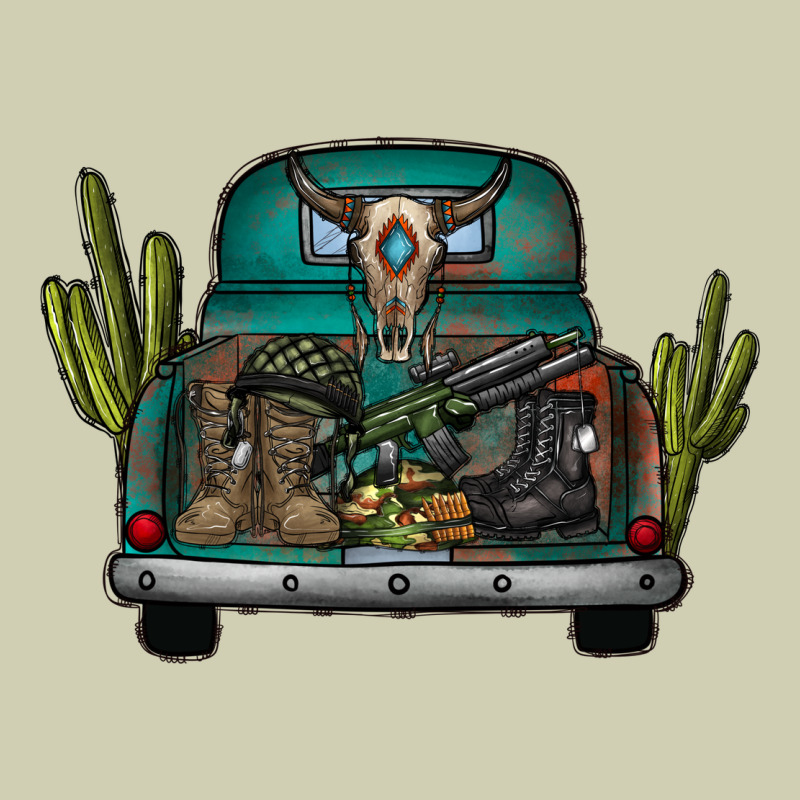 Soldier Truck Heavy Core Tee by CowhideDigitalArt | Teevron