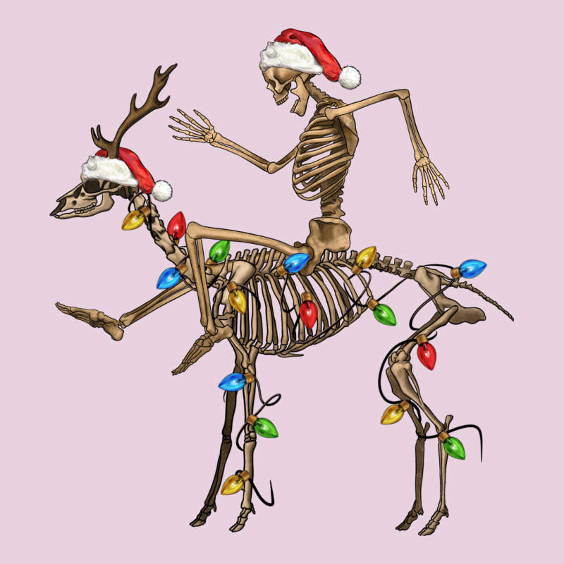 Skeleton Deer Santa Ladies Tee by FaDigitalArtStudio | Teevron