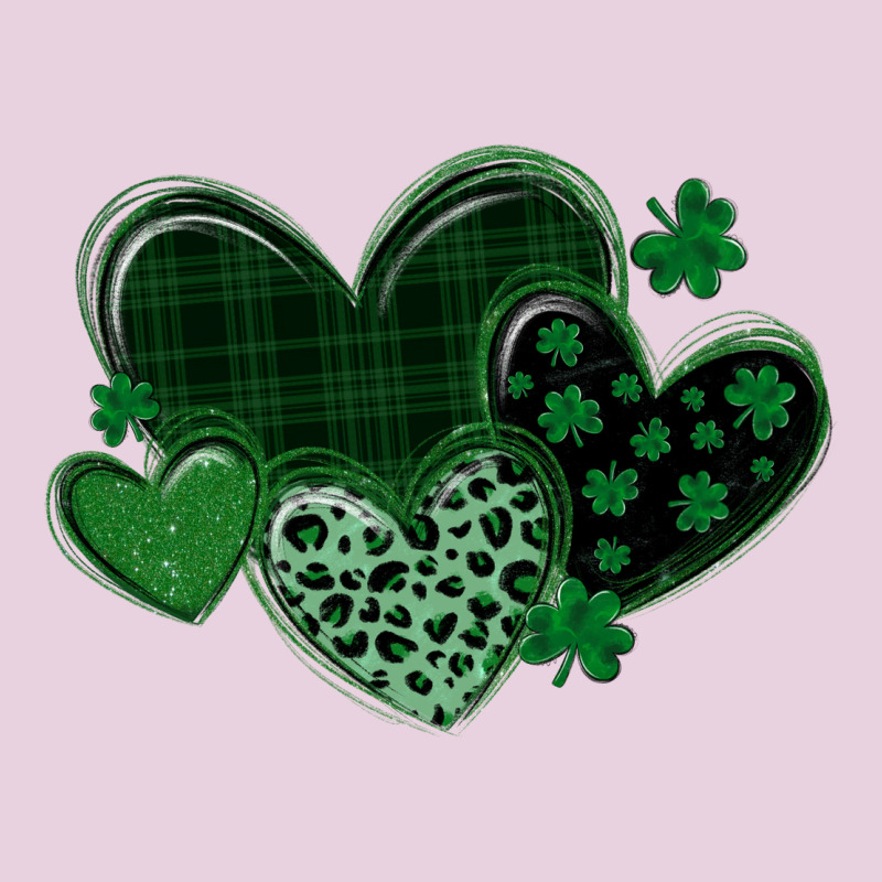 Leopard Hearts St Patricks Day Classic Tee by MaliasSmallBusiness | Teevron