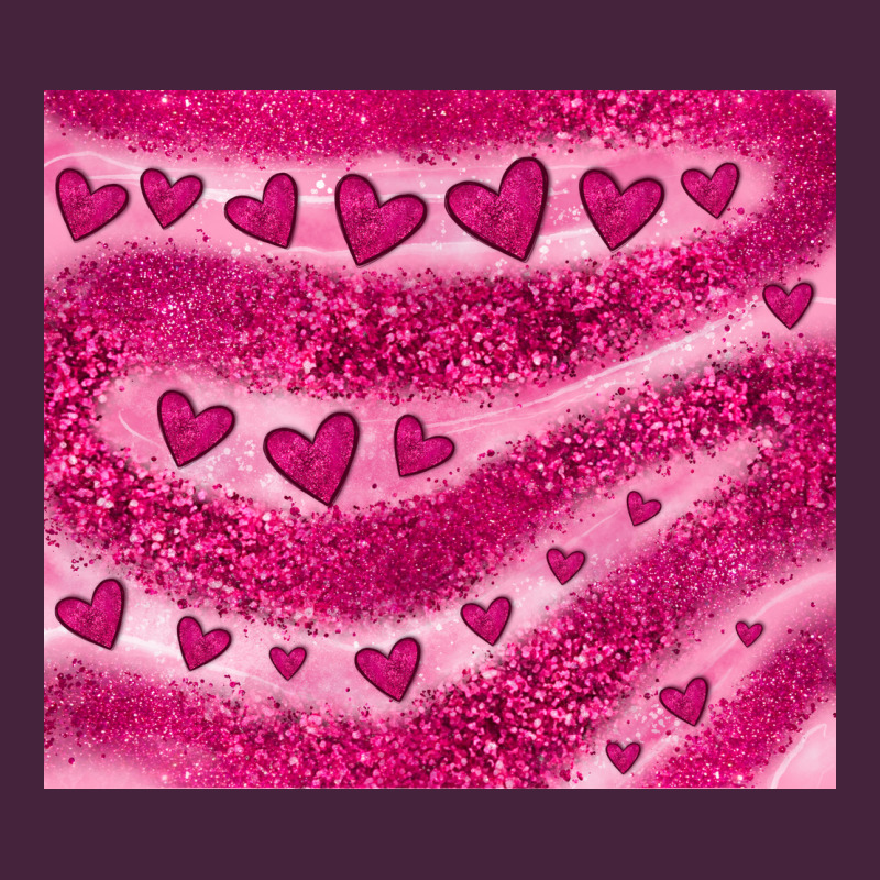 Pink Glitter Heart Premium Tee by JahusDesignShop | Teevron