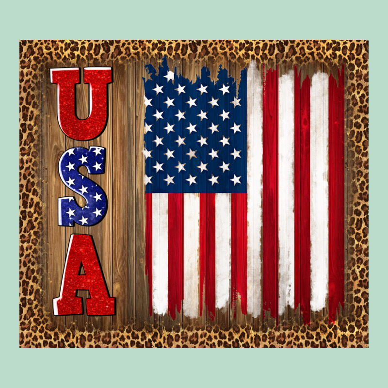 America Usa Flag Tumbler Premium Hoodie by TumblerDesignByShophia | Teevron