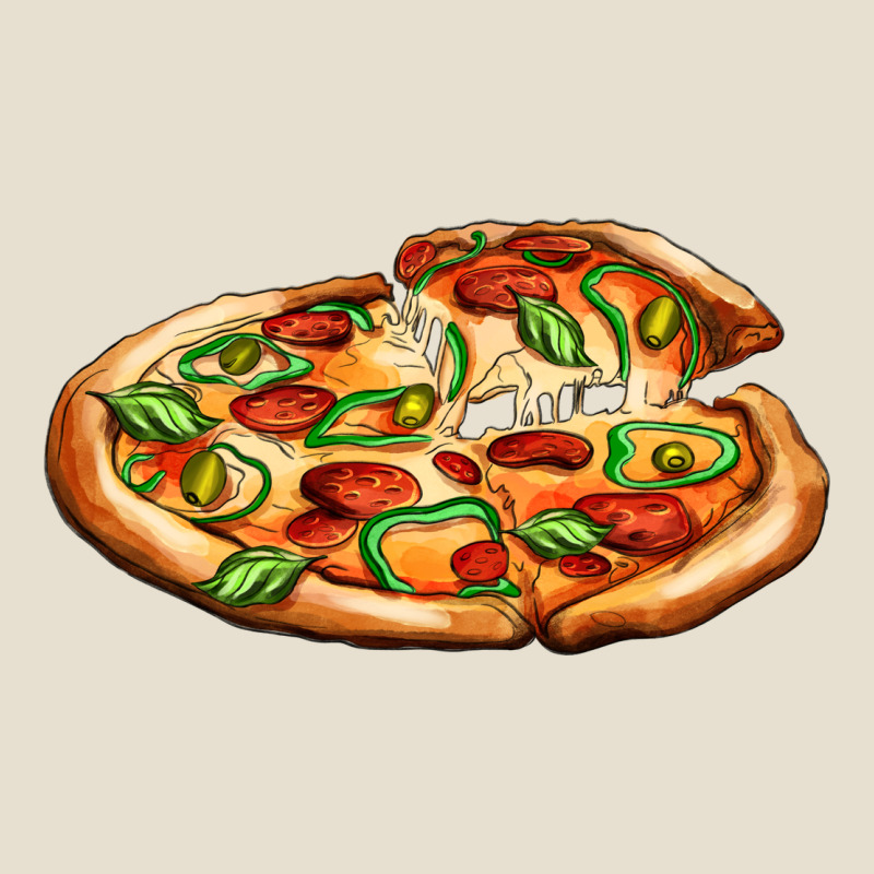 Big Pizza Urban Heavy Tee by AdoDesignShop | Teevron