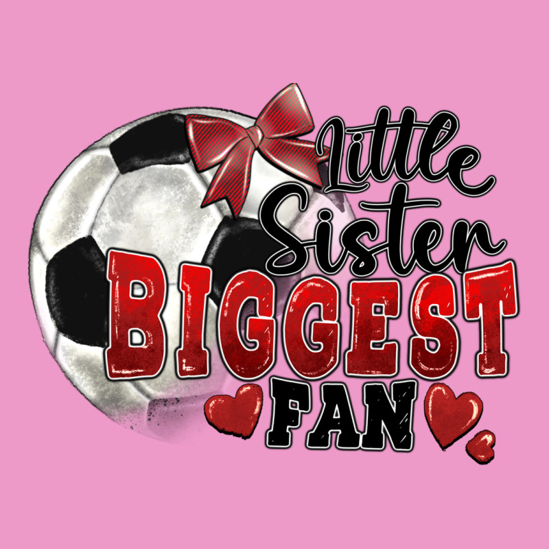 Little Sister Biggest Fan Soccer Urban Hoodie by FaDigitalArtStudio | Teevron