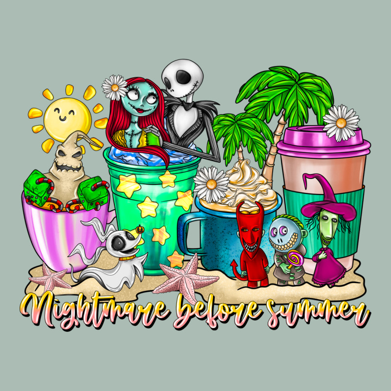 Nightmare Before Summer Coffee Cups Classic Tee by CowhideDigitalArt | Teevron