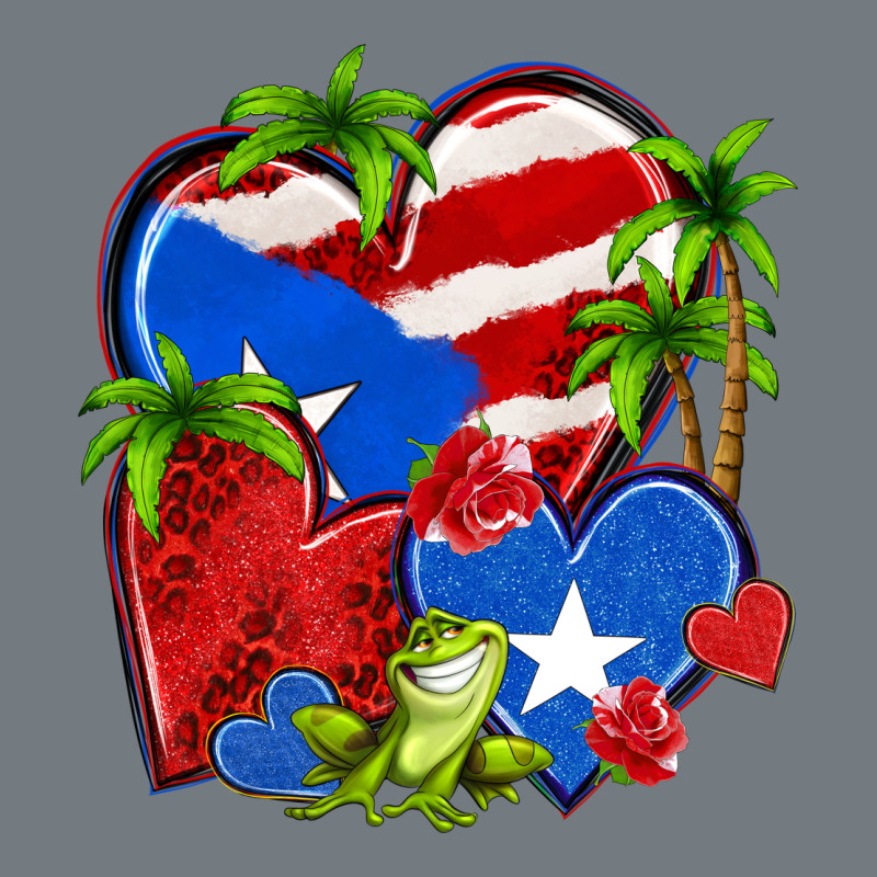 Puerto Rico Hearts Heavyweight Sweatshirt by NancyCooperArtShop | Teevron