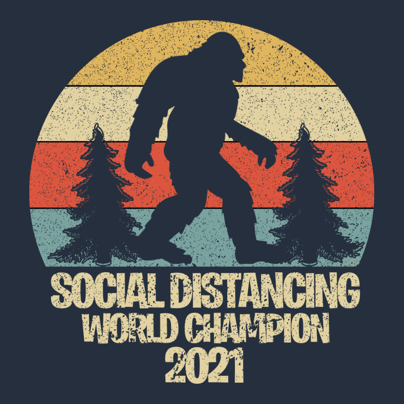Bigfoot Social Distancing World Champion Zipper Hoodie by Bettercallsaul | Teevron