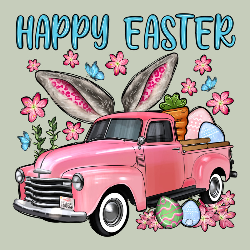 Happy Easter Truck Ladies Tee by OliviaCreatesArt | Teevron