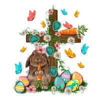 Western Rabbit with Cross Easter Day | Teevron