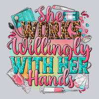 She Works Willingly With Her Hands Heavyweight Sweatshirt | Teevron