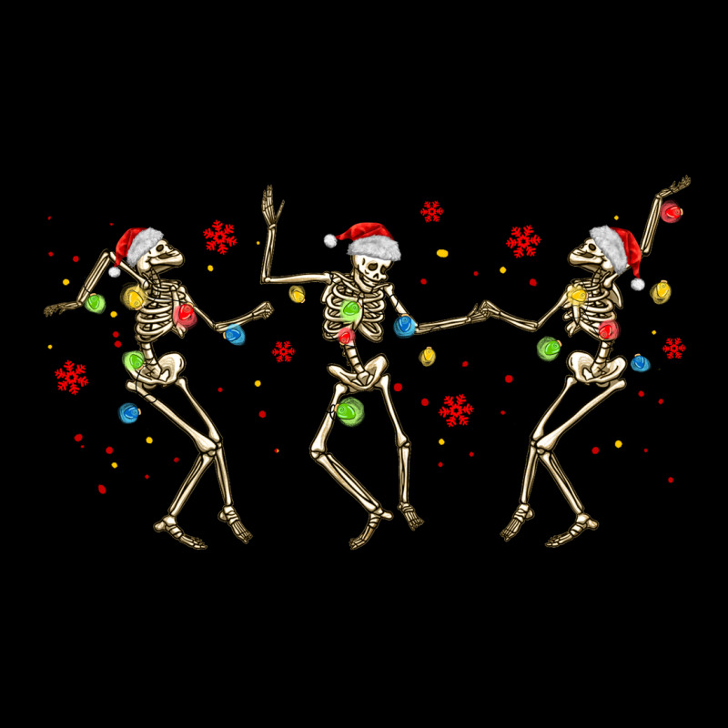 Dancing Skeleton Christmas Heavyweight Sweatshirt by MaliasSmallBusiness | Teevron