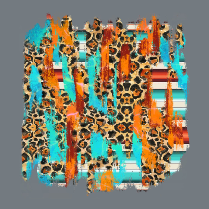 Serape With Leopard Pattern Heavyweight Sweatshirt by NancyCooperArtShop | Teevron