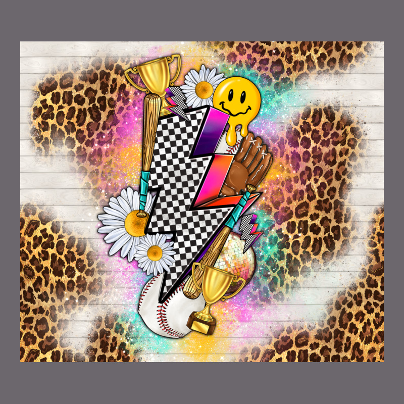 Retro Baseball With Leopard Premium Sweatshirt by TumblerDesignByShophia | Teevron