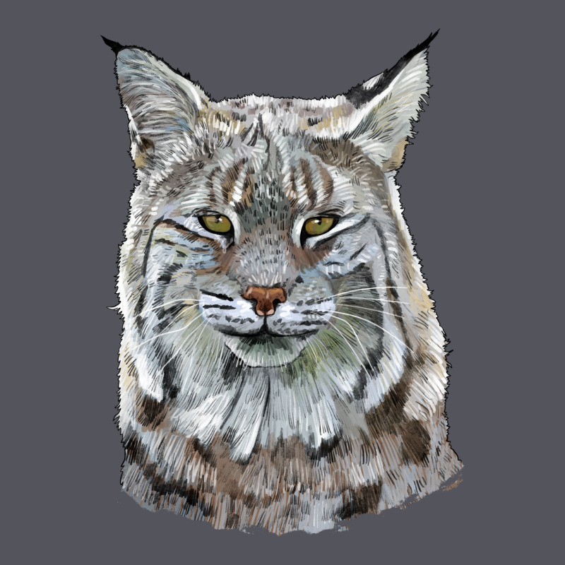 Bobcat Head Vintage Hoodie by LillyAllenDesigns | Teevron