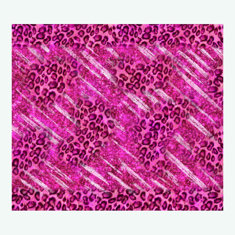 Pink Glitter With Leopard Pattern Premium Hoodie by TumblerDesignByShophia | Teevron