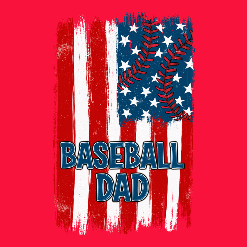 Baseball Dad American Flag Classic Tee by JahusDesignShop | Teevron