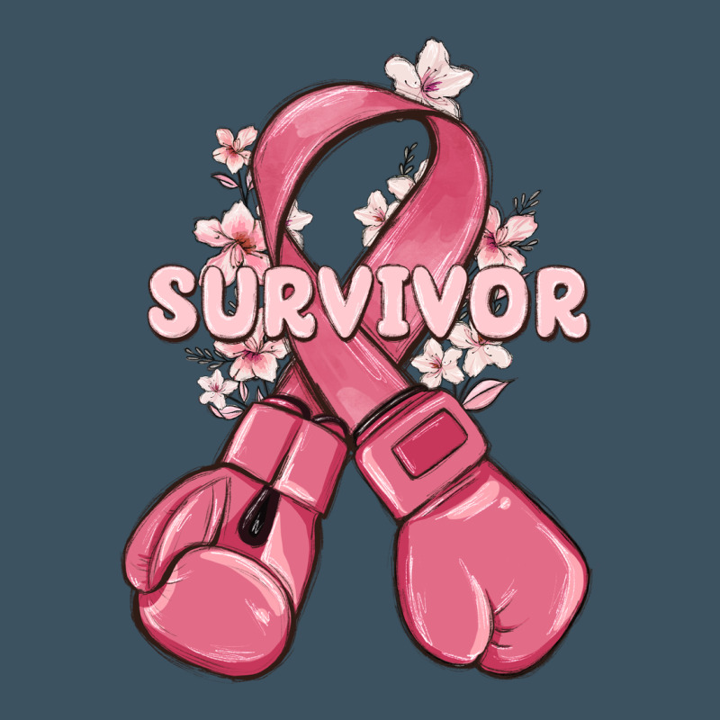 Survivor Breast Cancer With Boxing Gloves Urban Heavy Tee by MaliasSmallBusiness | Teevron