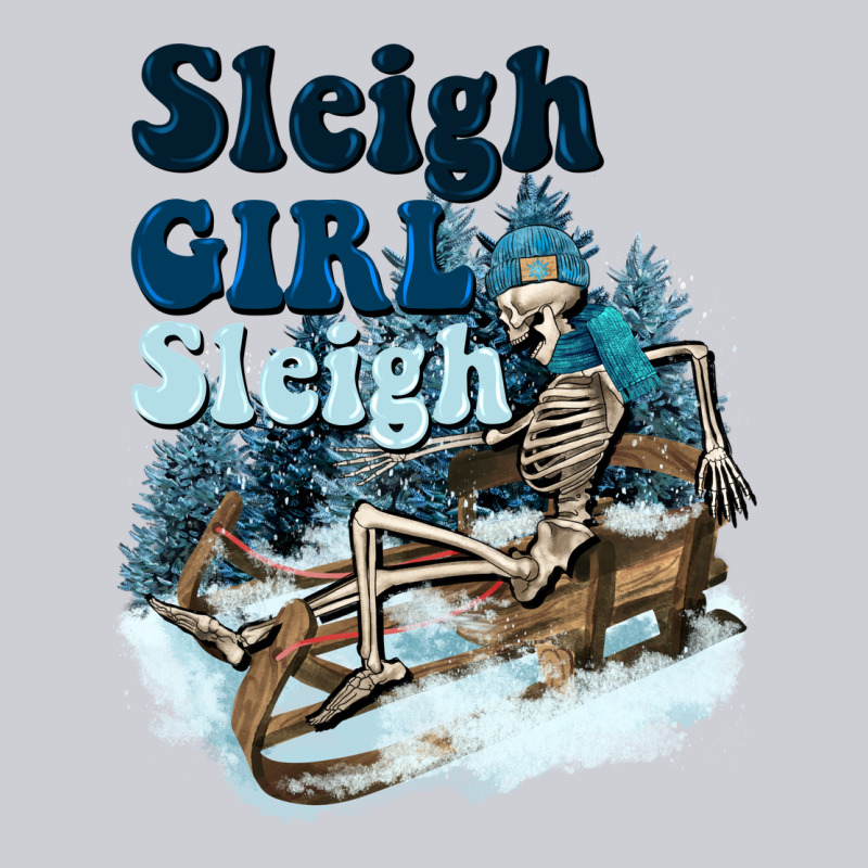 Sleigh Girl Sleigh Skeleton Heavyweight Sweatshirt by NancyCooperArtShop | Teevron
