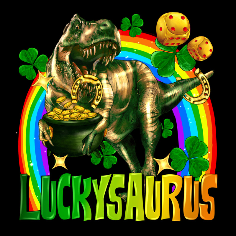 Luckysaurus St. Patricks Day Urban Hoodie by FaDigitalArtStudio | Teevron