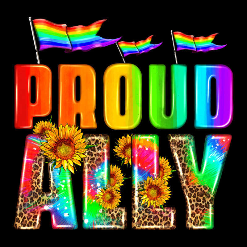 Proud Ally Ladies Tee by HRA Design Shop | Teevron